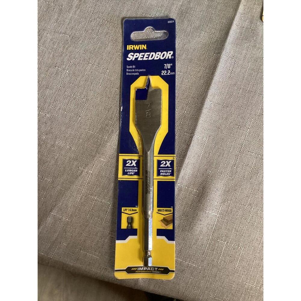 IRWIN SPEEDBORE SPADE BIT 7/8"
